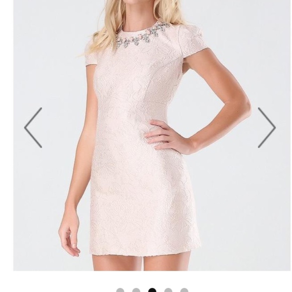 NWT blush BEBE mini dress SZ 4